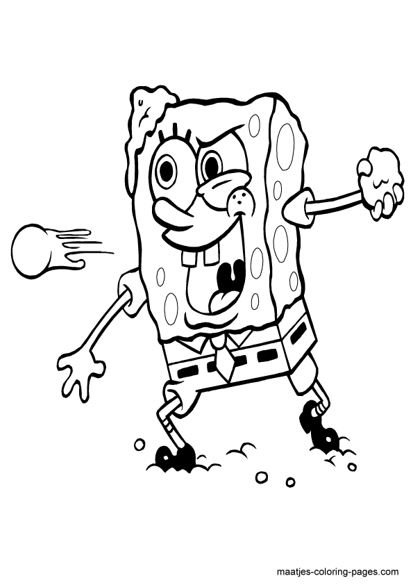 Sponge Bob kolorowanki